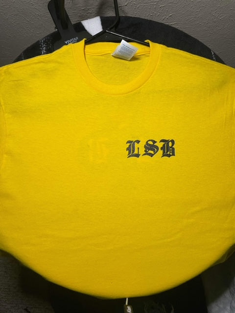 "Live $trive Believe" T-shirt all Yellow