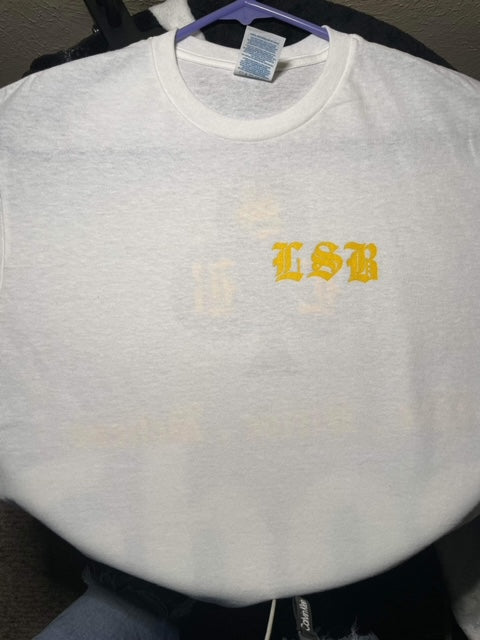 "Live $trive Believe" T-shirt White Back print