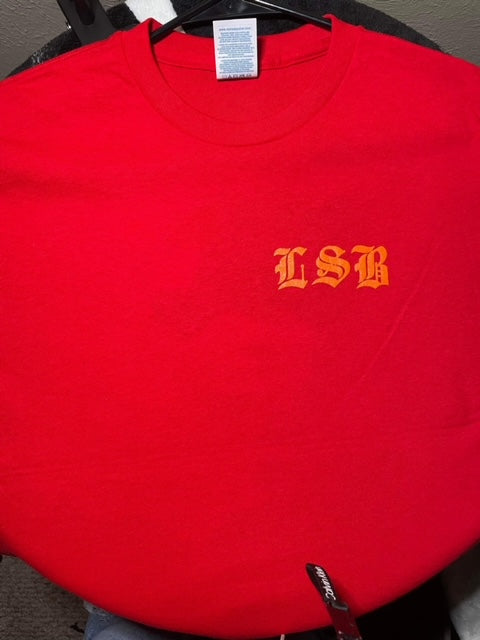 "Live $trive Believe" T-shirt all Red